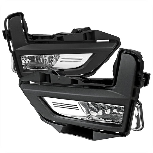 Spec-D 17-19 Nissan  Rogue Replacement Driving Lamps Bumper Fog Lights+Switch LF-RGE17COEM-HZ