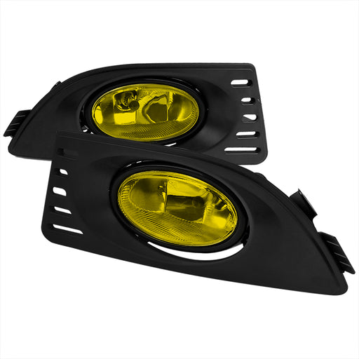 Spec-D 05-06 Acura Rsx Oem Style Fog Lights Yellow LF-RSX06AMOEM-RS