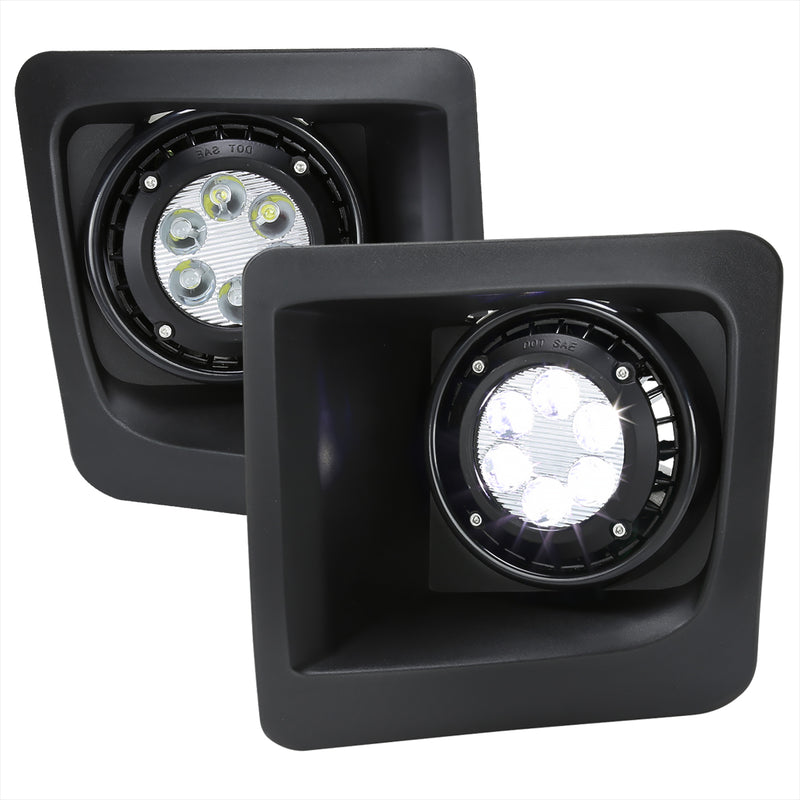Spec-D 14-Up Nissan Rogue Fog Lights With Clear Lens LF-SIE14CRLED-HZ