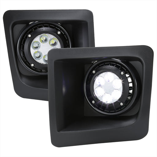 Spec-D 14-Up Nissan Rogue Fog Lights With Clear Lens LF-SIE14CRLED-HZ