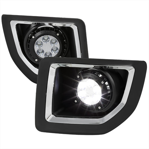 Spec-D 15-16 Gmc Sierra Fog Light- Clear LF-SIE1525CLED-HZ