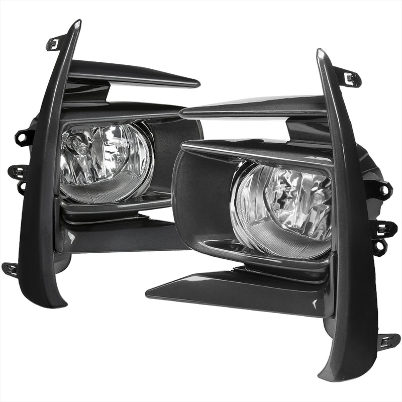 Spec-D 18-19 Toyota Sienna Bumper Fog Lights Lamps+H11 Bulbs+Switch+Black Bezel LF-SNA18COEM-HZ