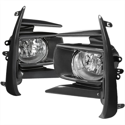 Spec-D 18-19 Toyota Sienna Bumper Fog Lights Lamps+H11 Bulbs+Switch+Black Bezel LF-SNA18COEM-HZ