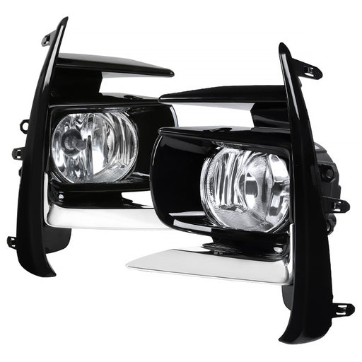 Spec-D 17-Up Toyota Sienna Fog Lights- Clear- Black Frame LF-SNA18COEM-V2-DL