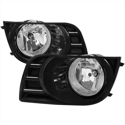 Spec-D 08-16 Toyota Sequoia Fog Lights With Clear Lens And Harness Kit With Switch LF-SQ08COEM-HZ