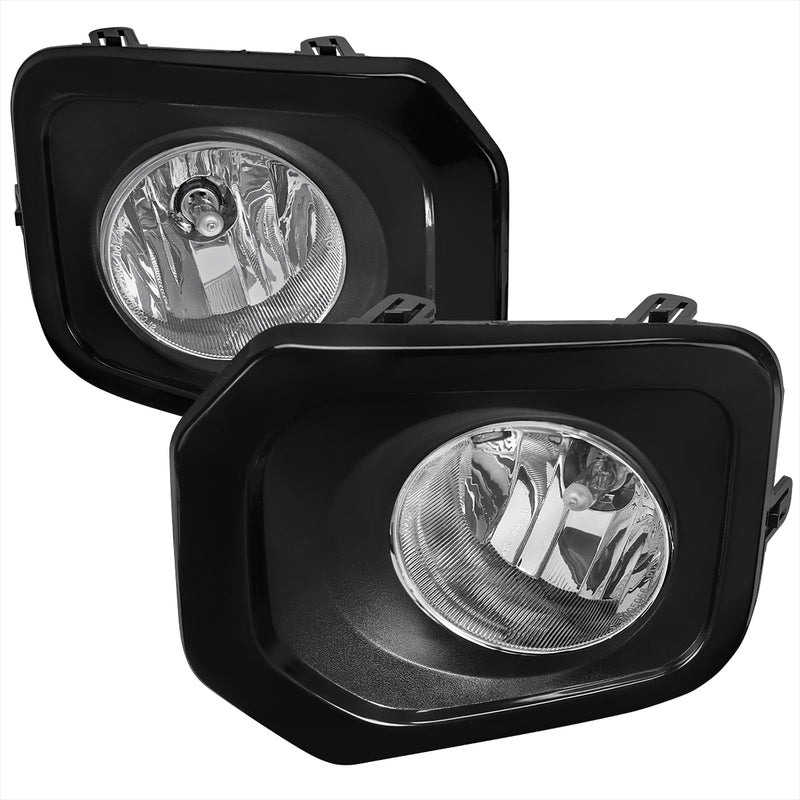 Spec-D 16-21 Toyota Tacoma Fog Lights Chrome Housing Clear Lens Fits Lt Trim LF-TAC16COEM-V2-HZ