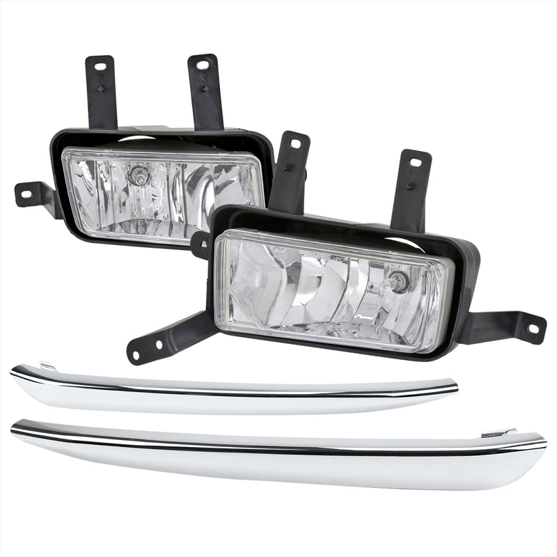Spec-D 15-20 Chevrolet Suburban Driving Fog Lights W/Chrome Trim+Switch LF-TAH15COEM-V2-HZ