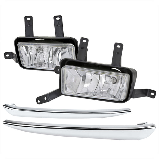 Spec-D 15-20 Chevrolet Suburban Driving Fog Lights W/Chrome Trim+Switch LF-TAH15COEM-V2-HZ
