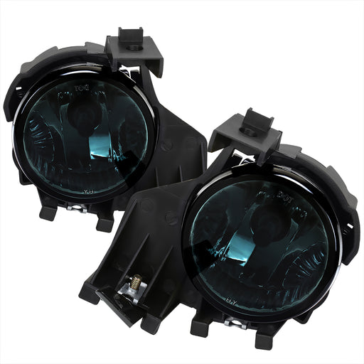 Spec-D 08-11 Subaru Impreza Fog Lights With Smoked Lens And Wiring Harness Kit With Switch LF-WRX08GOEM-HZ