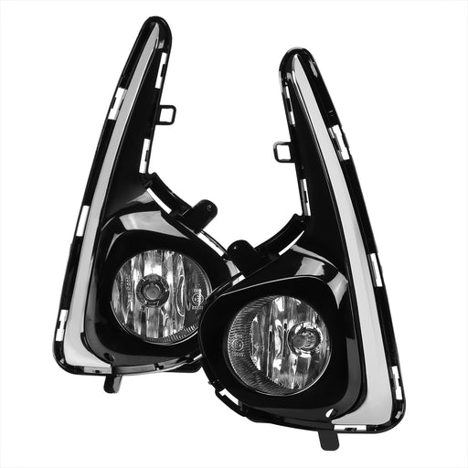 Spec-D 18-Up Toyota Yaris Chrome Fog Lights With Clear Lens LF-YAR18COEM-DL