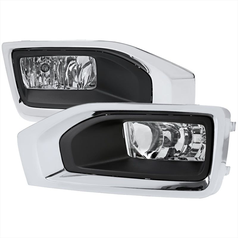 Spec-D 15-22 Gmc Yukon Denali Fog Lights Clear Lens With Harness Kit With Switch LF-YUK15COEM-HZ