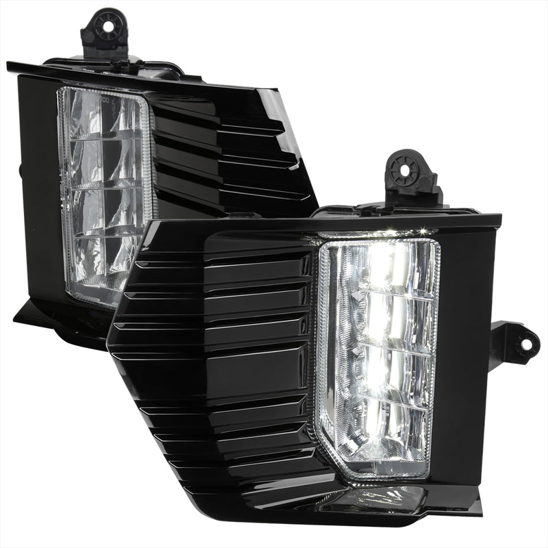 Spec-D 21-23 Gmc Yukon Led Fog Lights - Universal Wiring And Switch - Color Temperature 6500-7500K 1000 Lumens LF-YUK21CLED-DL