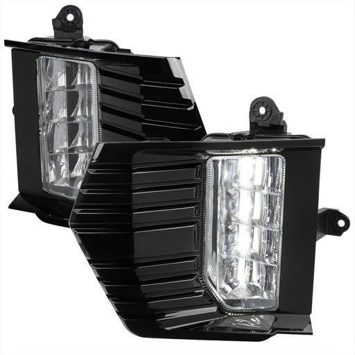 Spec-D 21-23 Gmc Yukon Led Fog Lights - Universal Wiring And Switch - Color Temperature 6500-7500K 1000 Lumens LF-YUK21CLED-DL