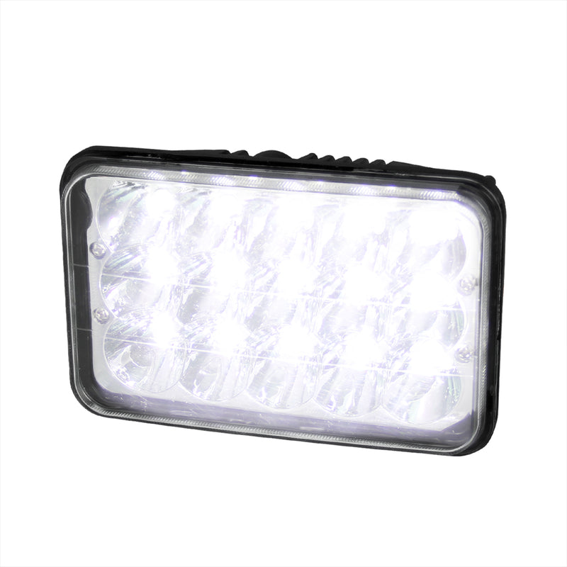 Spec-D Seal Beam 4X6 15 Led - Each Unit All LH-4X6LED15-CM
