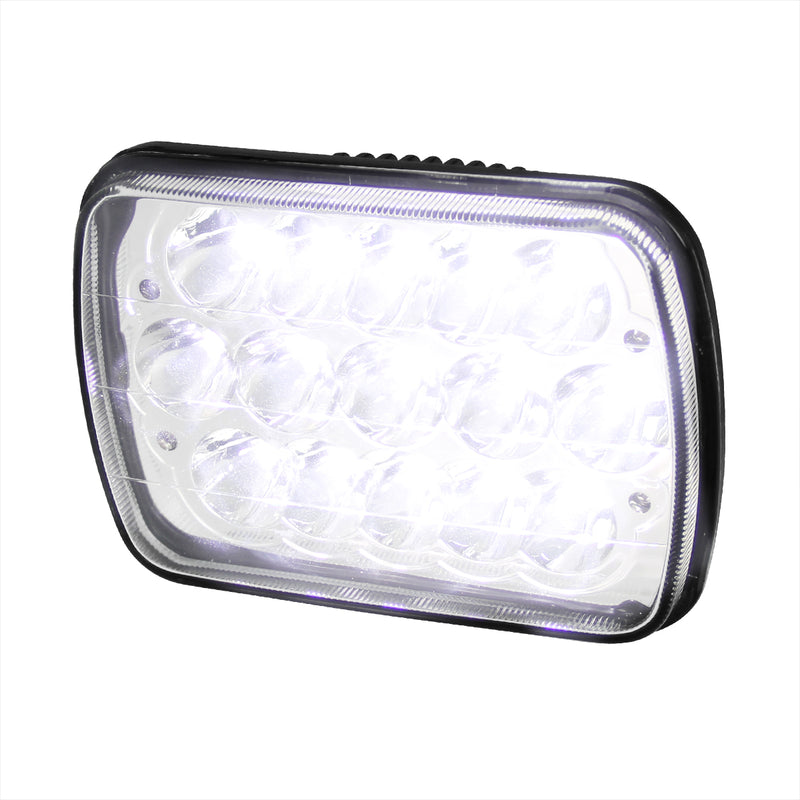 Spec-D Seal Beam 7X6 15 Led - Each Unit All LH-7X6LED15-CM