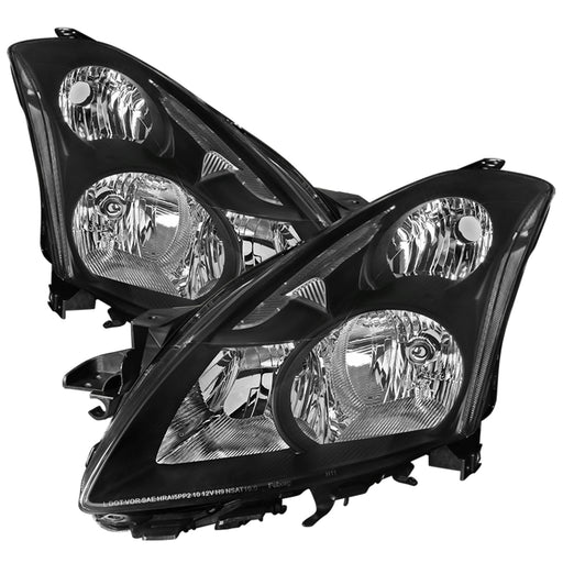 Spec-D 10-12 Nissan Altima Headlights- Black LH-ALT10JM-GO