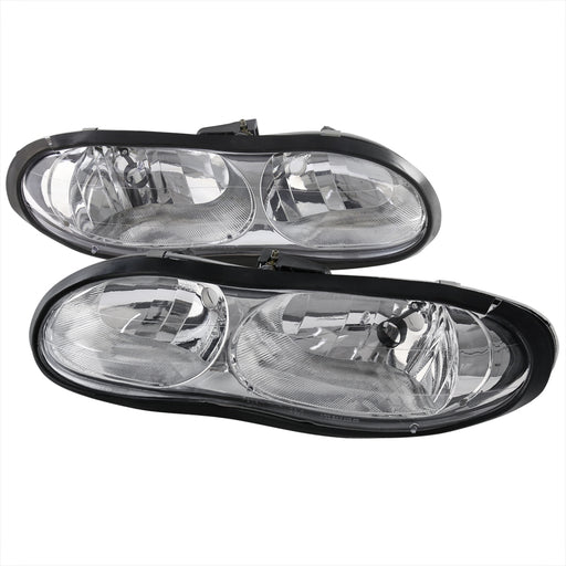 Spec-D 98-02 Chevrolet Camaro Crystal Housing Headlights Chrome LH-CMR98-RS