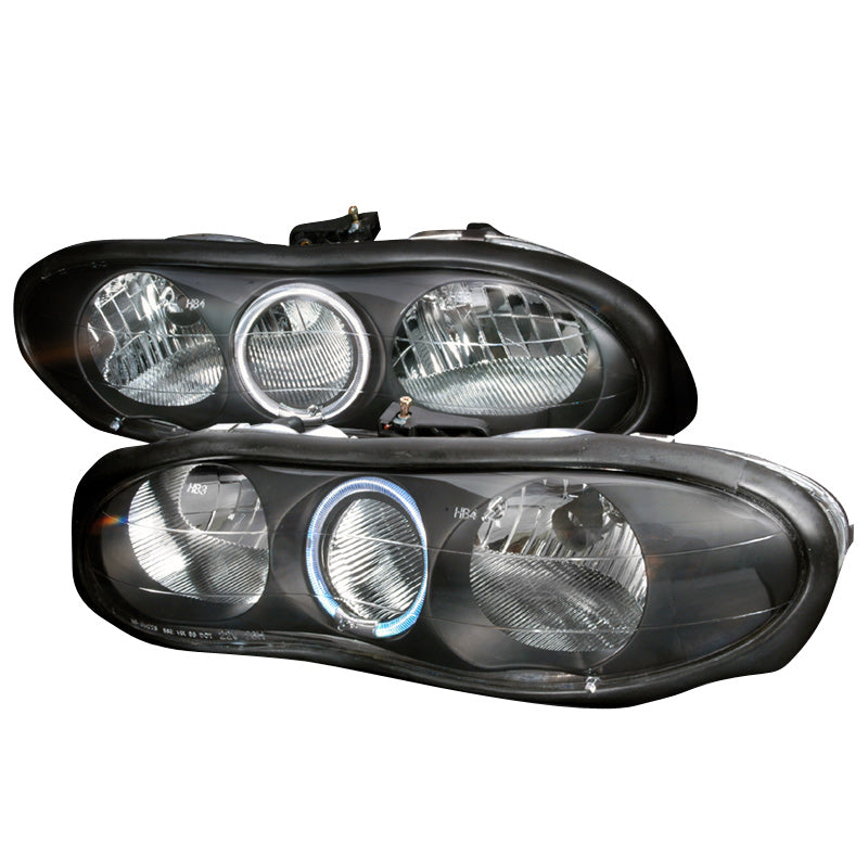 Spec-D 98-01 Chevrolet Camaro Crystal Housing Headlights Black LH-CMR98HJM-KS