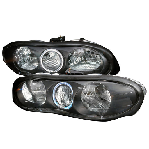Spec-D 98-01 Chevrolet Camaro Crystal Housing Headlights Black LH-CMR98HJM-KS