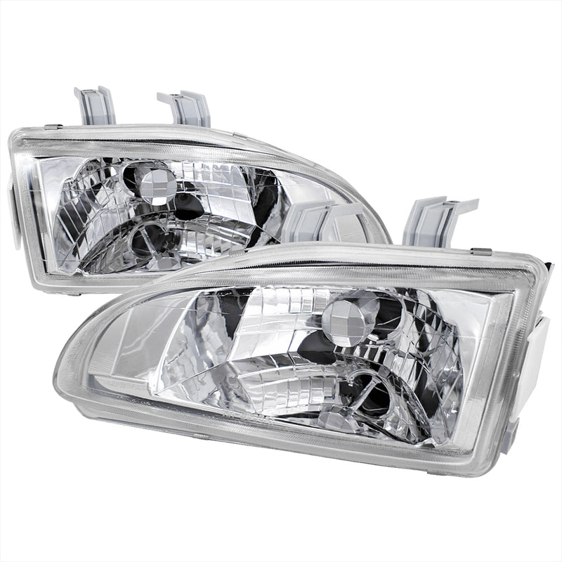Spec-D 92-95 Honda Civic Crystal Housing Headlights Chrome LH-CV92-APC