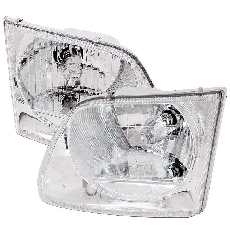 Spec-D 97-03 Ford F150 Crystal Housing Headlights Chrome LH-F15097-KS