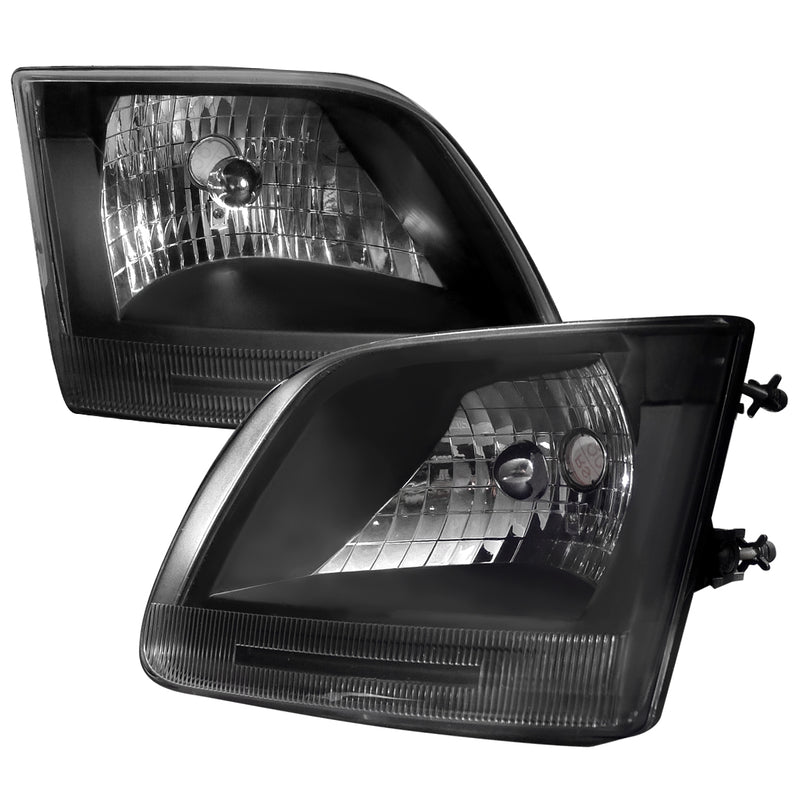 Spec-D 97-03 Ford  F150 Euro Headlight Black LH-F15097JM-ABM