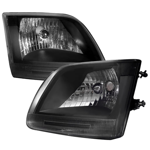 Spec-D 97-03 Ford  F150 Euro Headlight Black LH-F15097JM-ABM