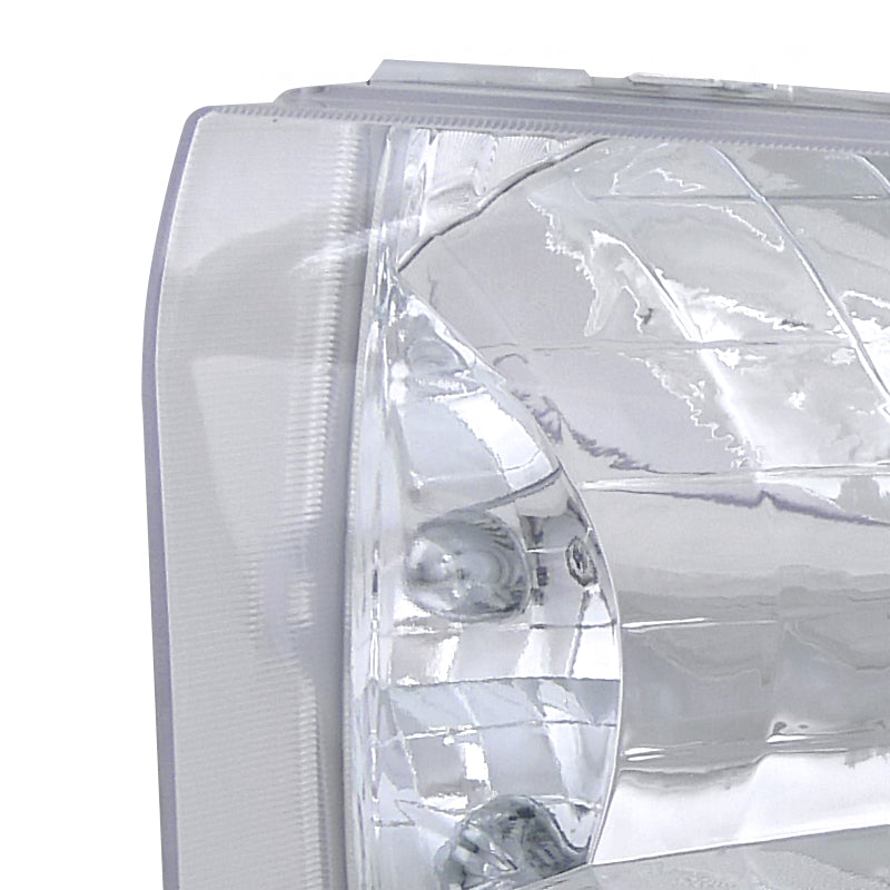 Spec-D 99-04 Ford  F250  Euro Headlight Chrome  LH-F25099-ABM