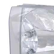 Spec-D 99-04 Ford  F350 Euro Headlight Chrome  LH-F25099-ABM