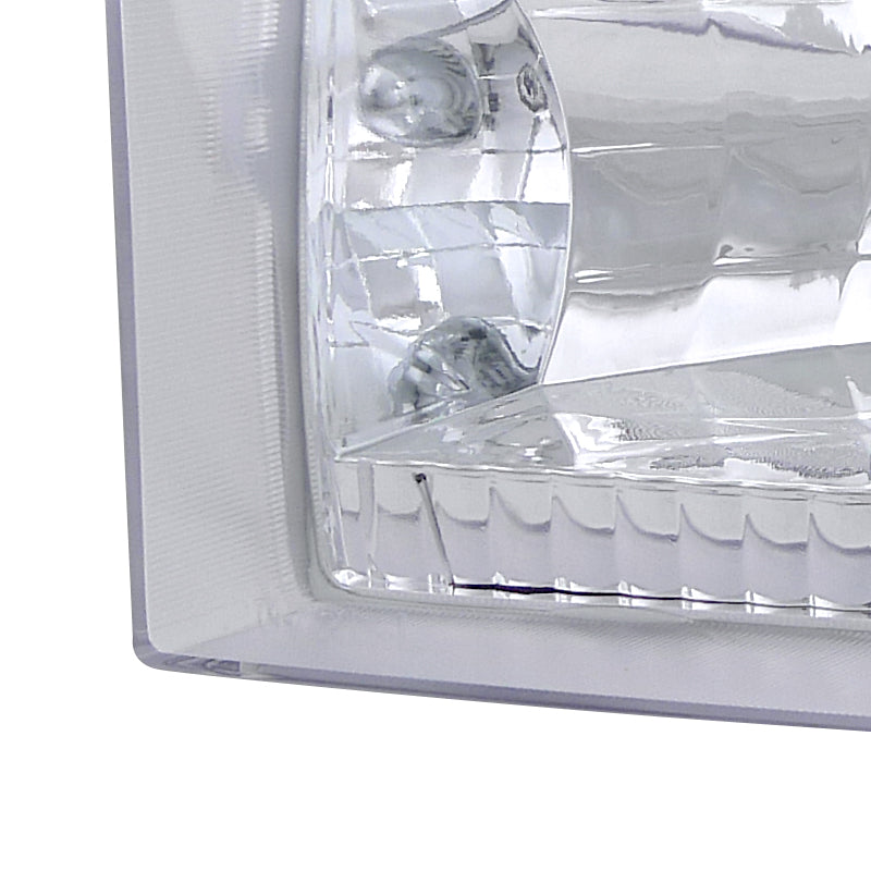 Spec-D 99-04 Ford  F250  Euro Headlight Chrome  LH-F25099-ABM