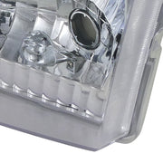Spec-D 99-04 Ford  F350 Euro Headlight Chrome  LH-F25099-ABM