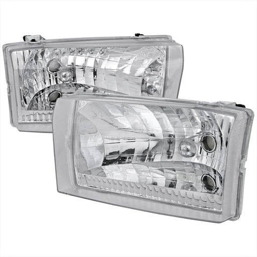 Spec-D 99-04 Ford  F350 Euro Headlight Chrome  LH-F25099-ABM