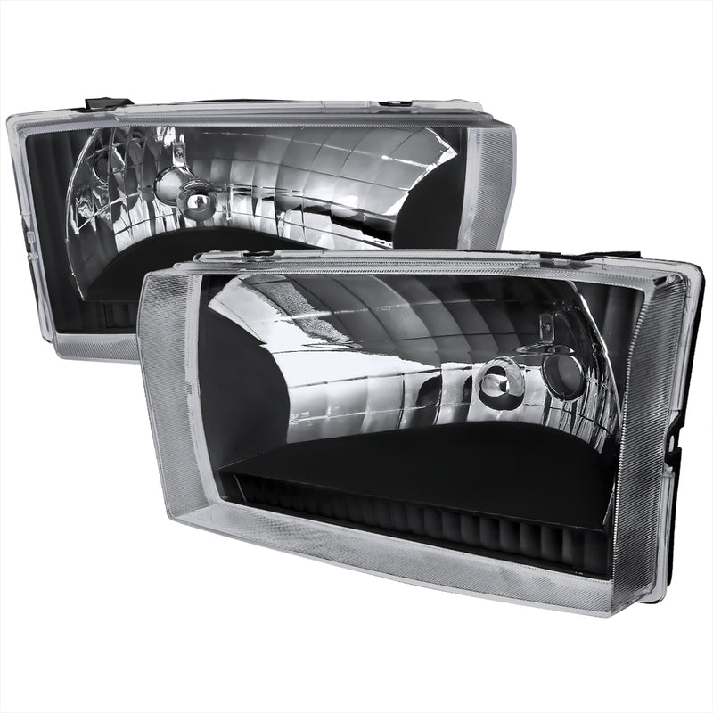 Spec-D 99-04 Ford  F250  Black Housing Headlight  LH-F25099JM-ABM