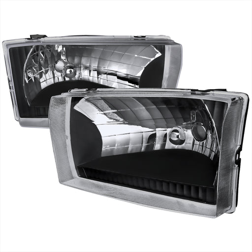 Spec-D 99-04 Ford  F250  Black Housing Headlight  LH-F25099JM-ABM