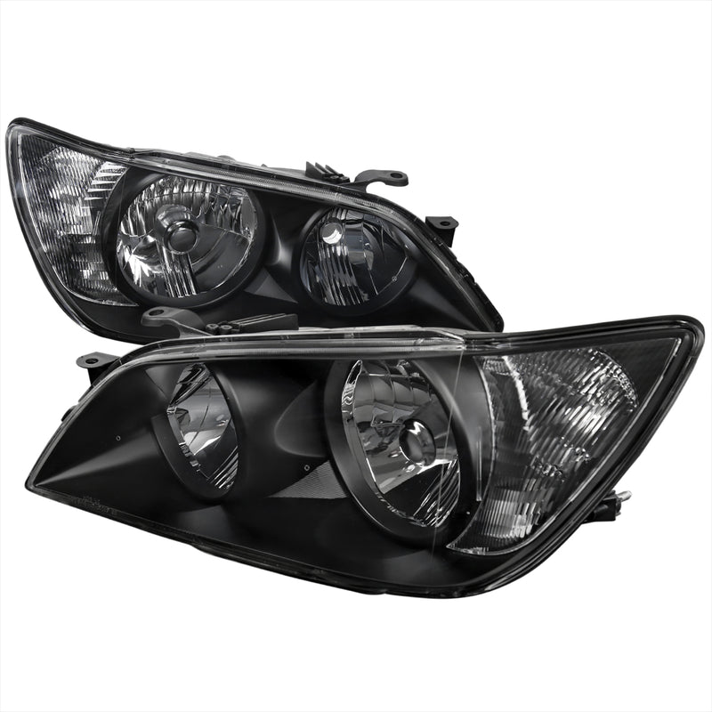 Spec-D 01-05  Lexus Is300 Euro Headlights Black LH-IS30001JM-RS