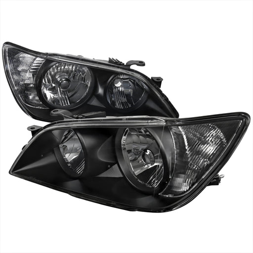 Spec-D 01-05  Lexus Is300 Euro Headlights Black LH-IS30001JM-RS
