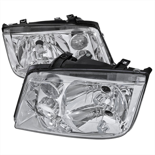 Spec-D 99-04 Volkswagen Jetta Headlights Chrome Without Fog Lights Hb5 Low Beam- No Bulbs Included LH-JET99-V3-RS