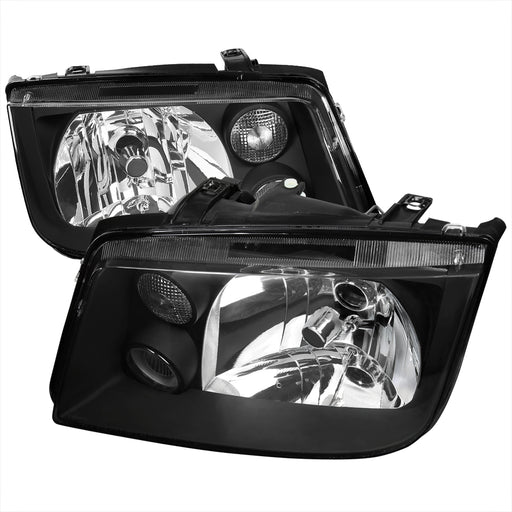 Spec-D 99-04 Volkswagen Jetta Headlights Black With Fog Lights Hb5 Low Beam- No Bulbs Included LH-JET99JM-V2-RS