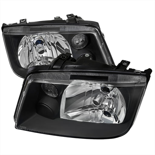 Spec-D 99-04 Volkswagen Jetta Headlights Black Without Fog Lights Hb5 Low Beam- No Bulbs Included LH-JET99JM-V3-RS