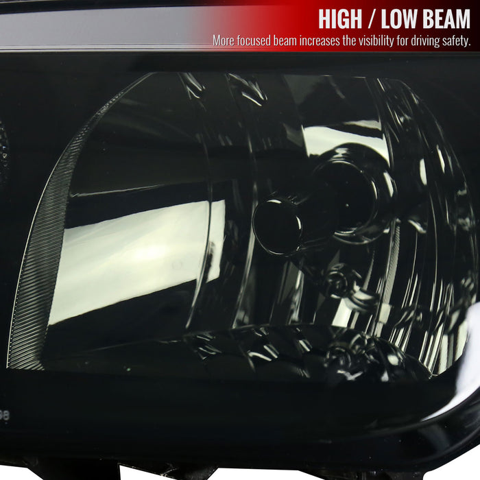 Spec-D 99-04 Volkswagen Jetta Headlights Smoke Black Without Fog Lights Hb5 Low Beam- No Bulbs Included LH-JET99SM-V3-RS