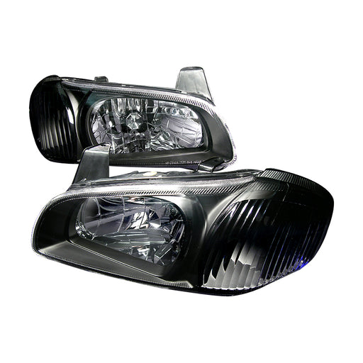 Spec-D 00-03 Nissan Maxima Crystal Housing Headlights Black LH-MAX00JM-KS