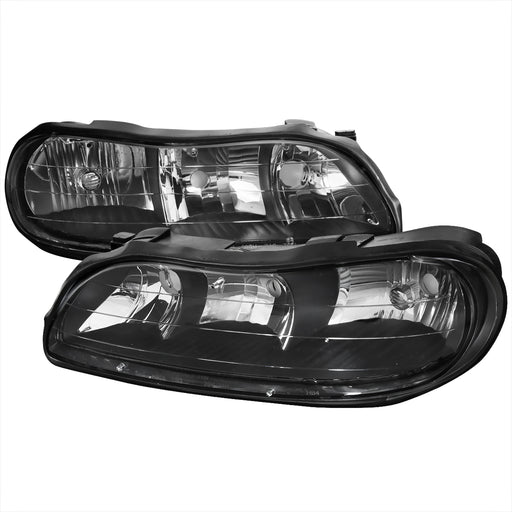 Spec-D 97-03 Chevrolet Malibu Headlight- Black LH-MBU97JM-RS