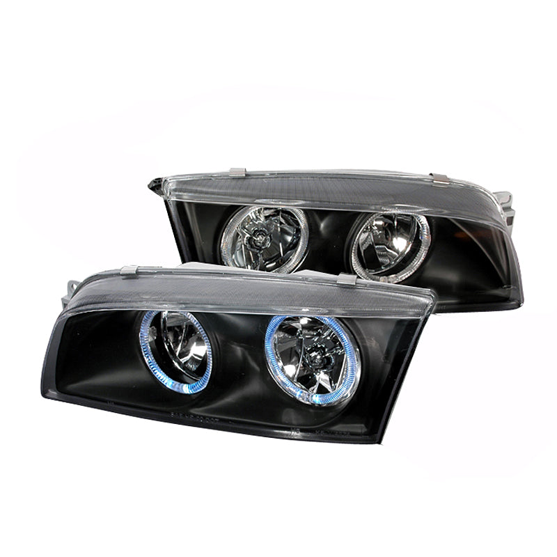 Spec-D 97-01 Mitsubishi Mirage Crystal Housing Headlights Black LH-MRG974HJM-KS