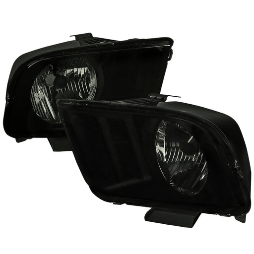 Spec-D 05-09 Ford  Mustang  Euro Headlight Smoke Lens  LH-MST05SM-RS