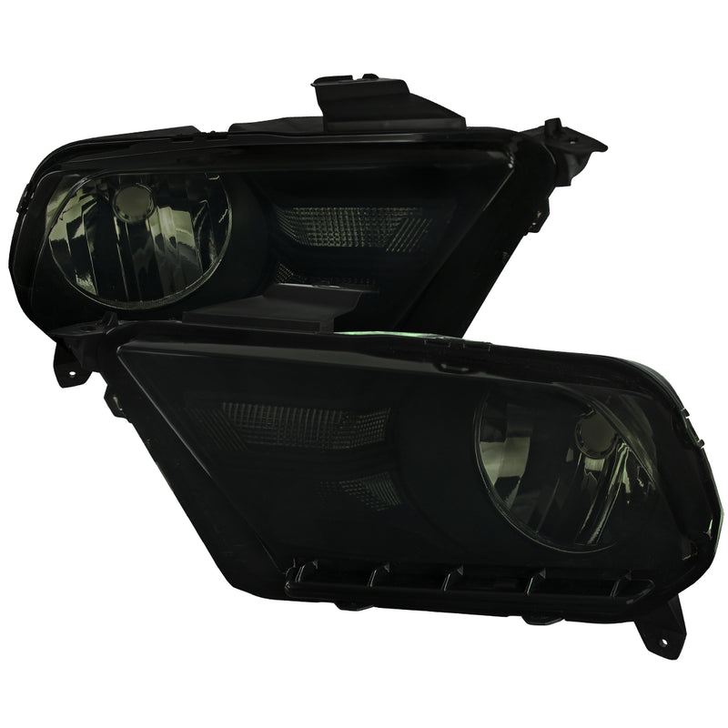 Spec-D 10-13 Ford  Mustang  Euro Headlights Smoke Lens LH-MST10SM-RS