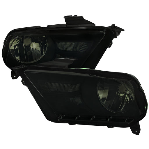 Spec-D 10-13 Ford  Mustang  Euro Headlights Smoke Lens LH-MST10SM-RS