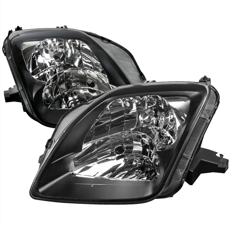 Spec-D 97-01  Honda Prelude Euro Headlights Black LH-PL97JM-ABM