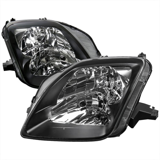 Spec-D 97-01  Honda Prelude Euro Headlights Black LH-PL97JM-ABM