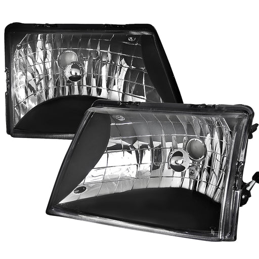 Spec-D 98-01 Ford  Ranger  Euro Headlight Black Housing  LH-RAN98JM-ABM