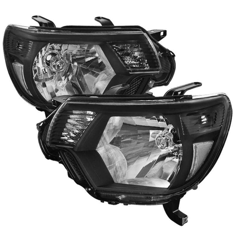 Spec-D 12-15 Toyota Tacoma Factory Style Black Headlights  LH-TAC12JM-RS